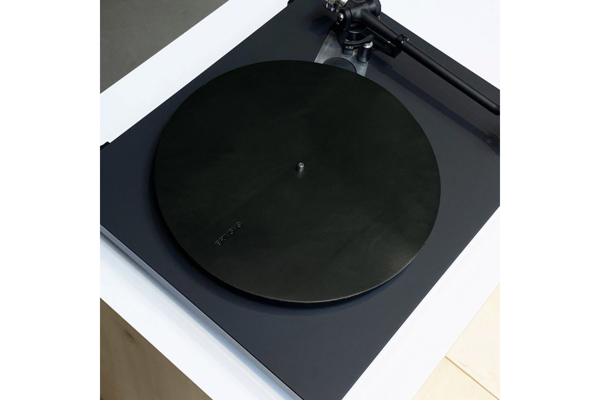 Hudson Hi-Fi Tapis De Platine Vinyle Acrylique Jaune – Slipmat YellowLit – Améliore Son & Protection Pour Tourne-Disque